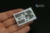 Quinta Studio QD32157 F-15C Late/F-15J late 3D-Printed & coloured Interior on decal paper (Tamiya) 1/32